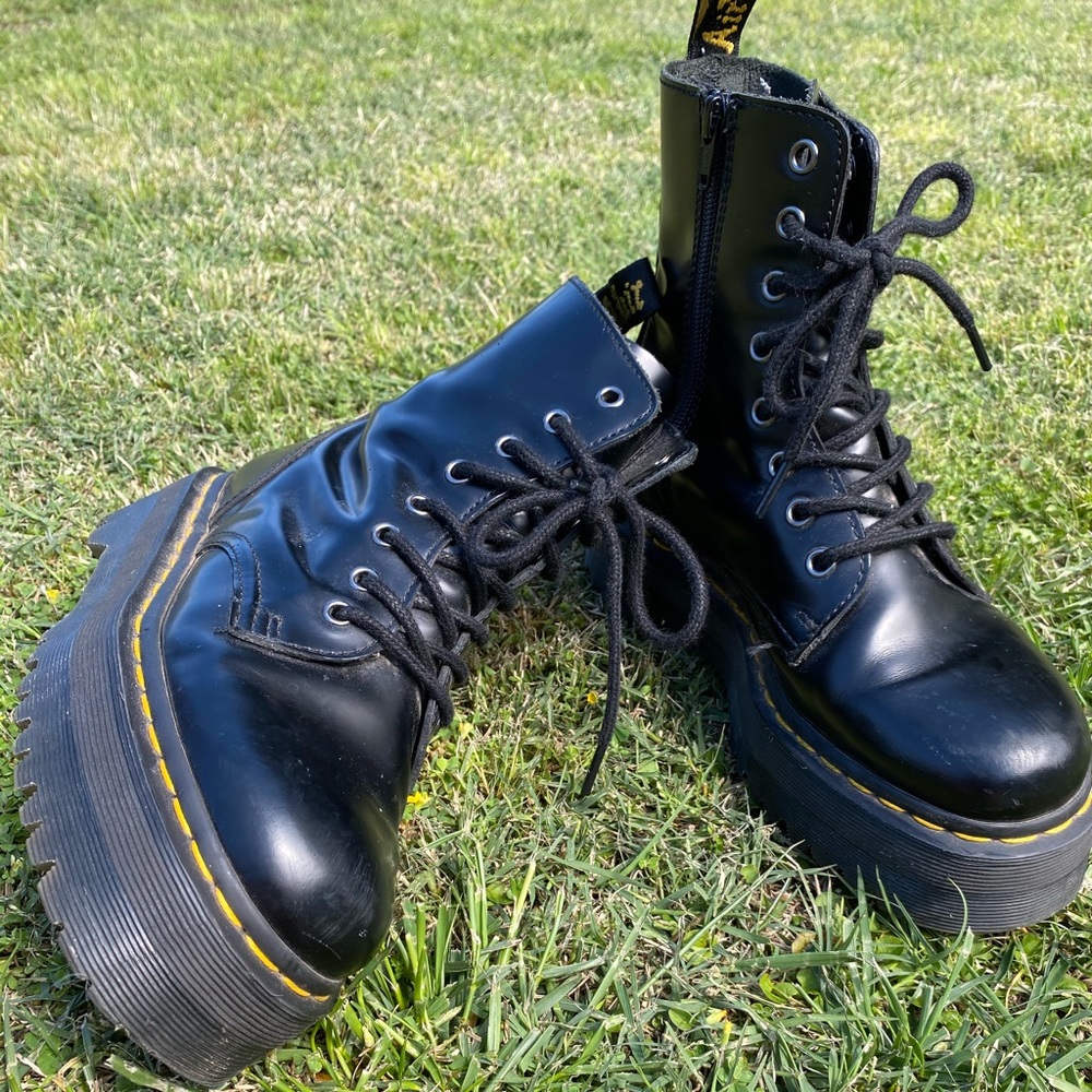 platform black doc martens size 6 #docmartens
